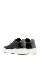 Men's Black Leather Sneaker | Derimod