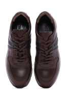 Men's Brown Leather Casual Sneaker | Derimod