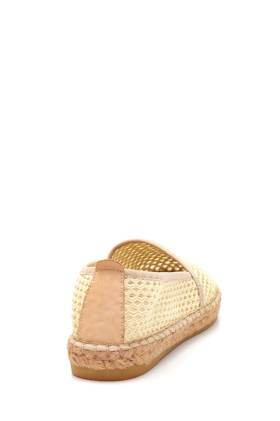 Women's Beige Straw Sole Espadrille