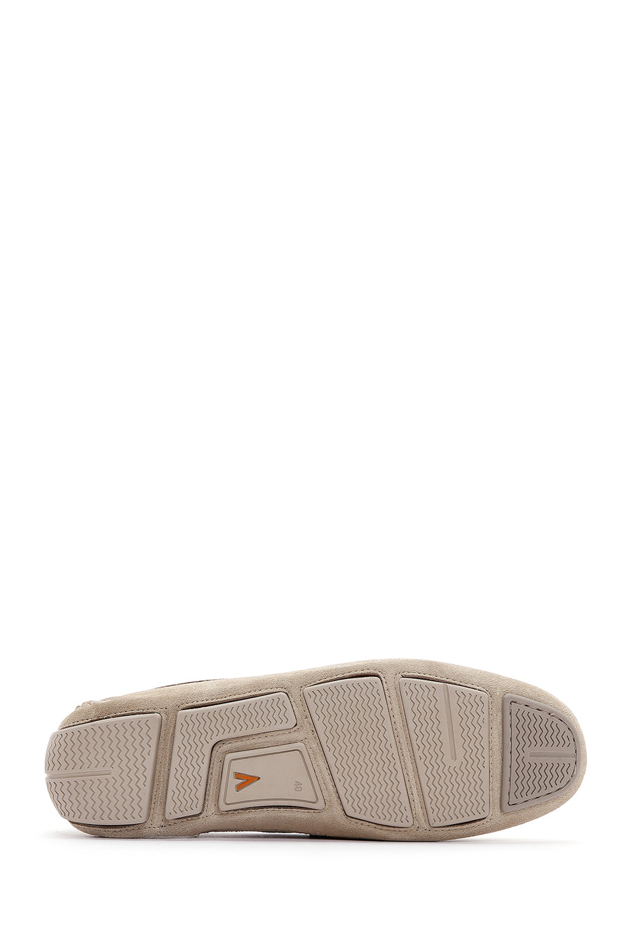 Men's Beige Suede Leather Loafer