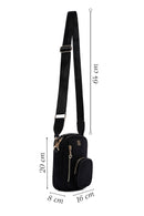 Women's Black Long Strap Crossbody Bag | Derimod