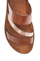 Women's Tan Stone Slippers | Derimod