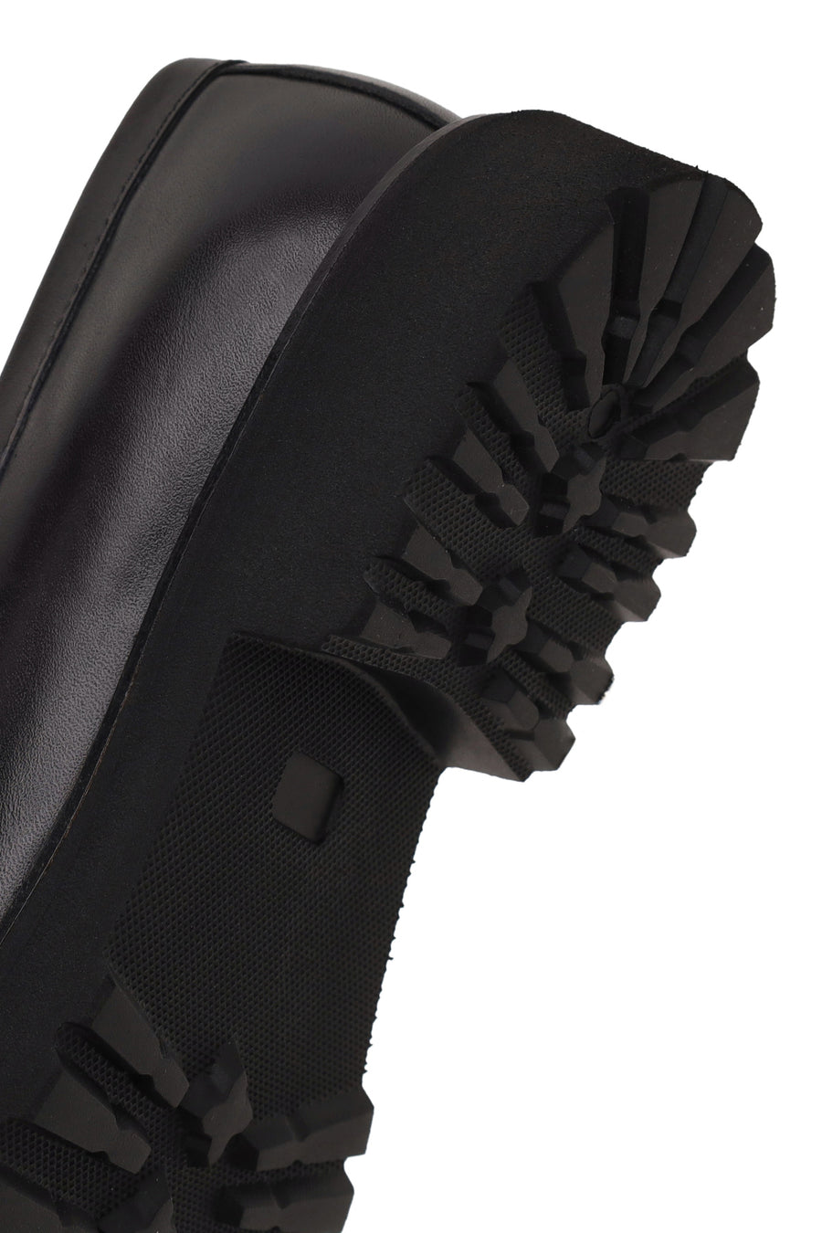 Male Black Leather Casual Loafer