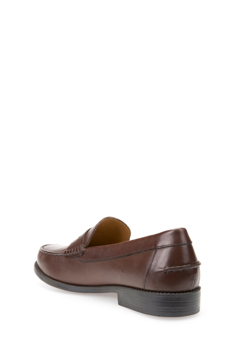 Geox Men's Brown New Damon Leather Loafer