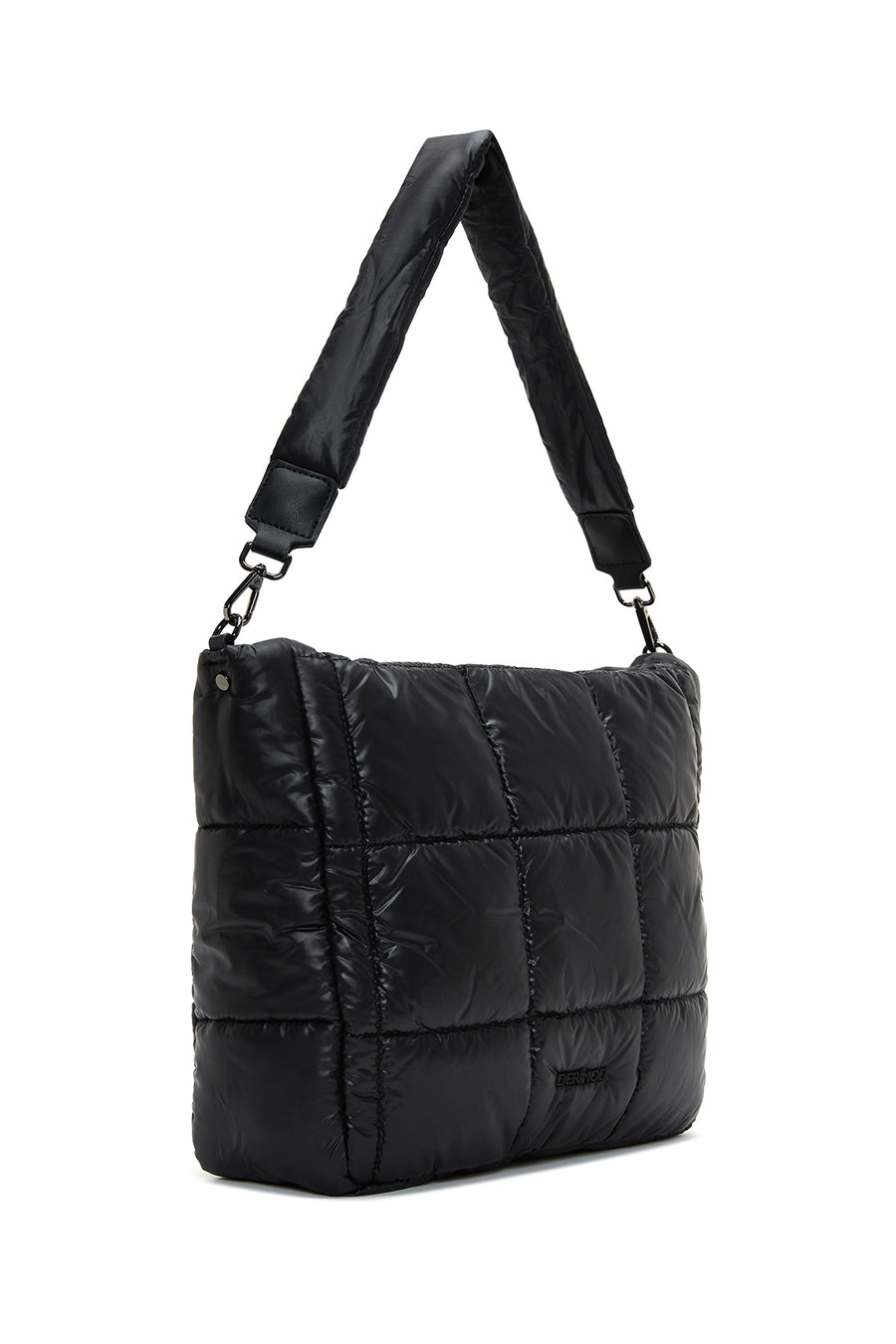 Women's Black Quilted Shoulder Bag