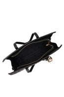 Woman Black Printed Classic Shoulder Bag | Derimod
