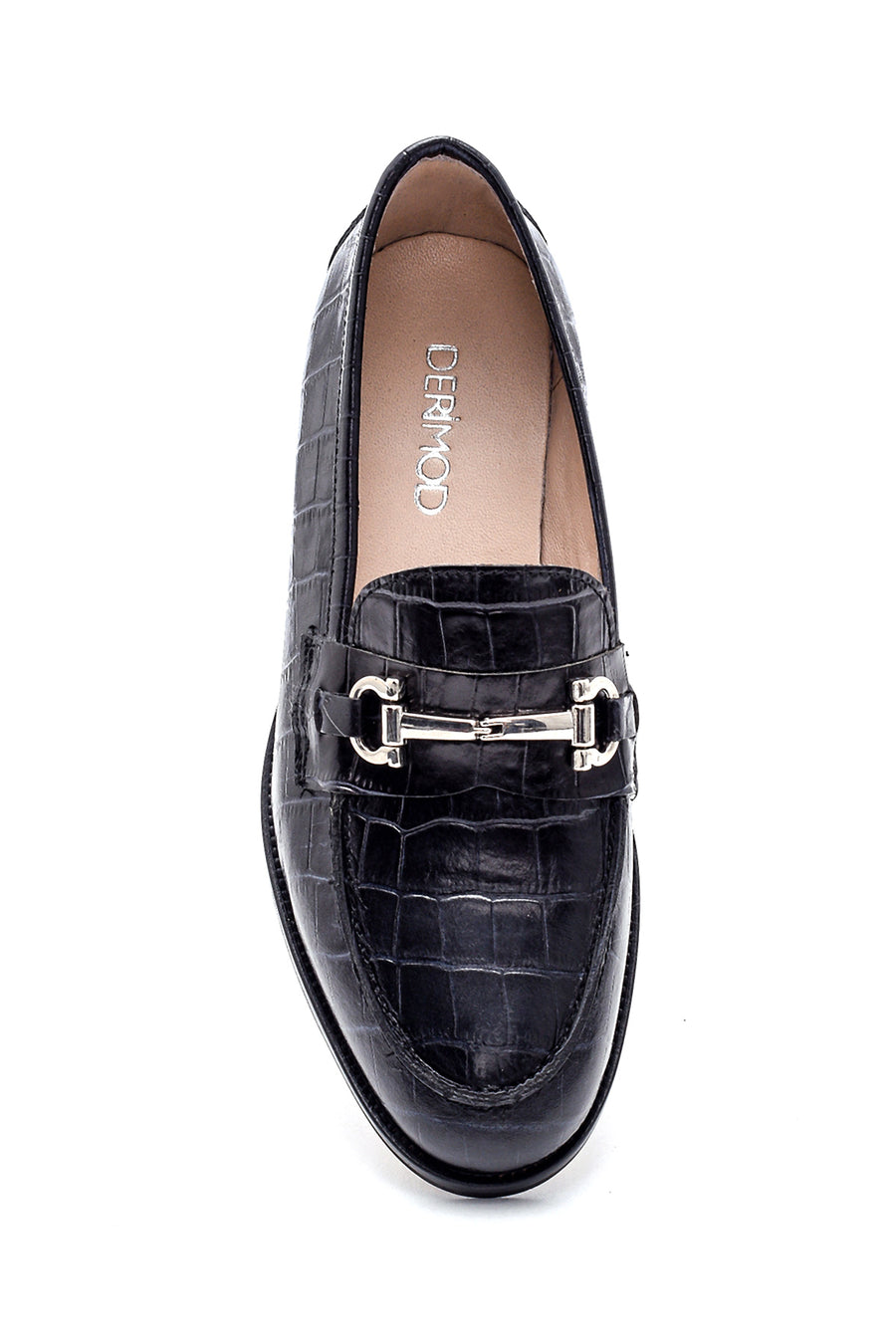 Women's Leather Crocodile Pattern Loafer
