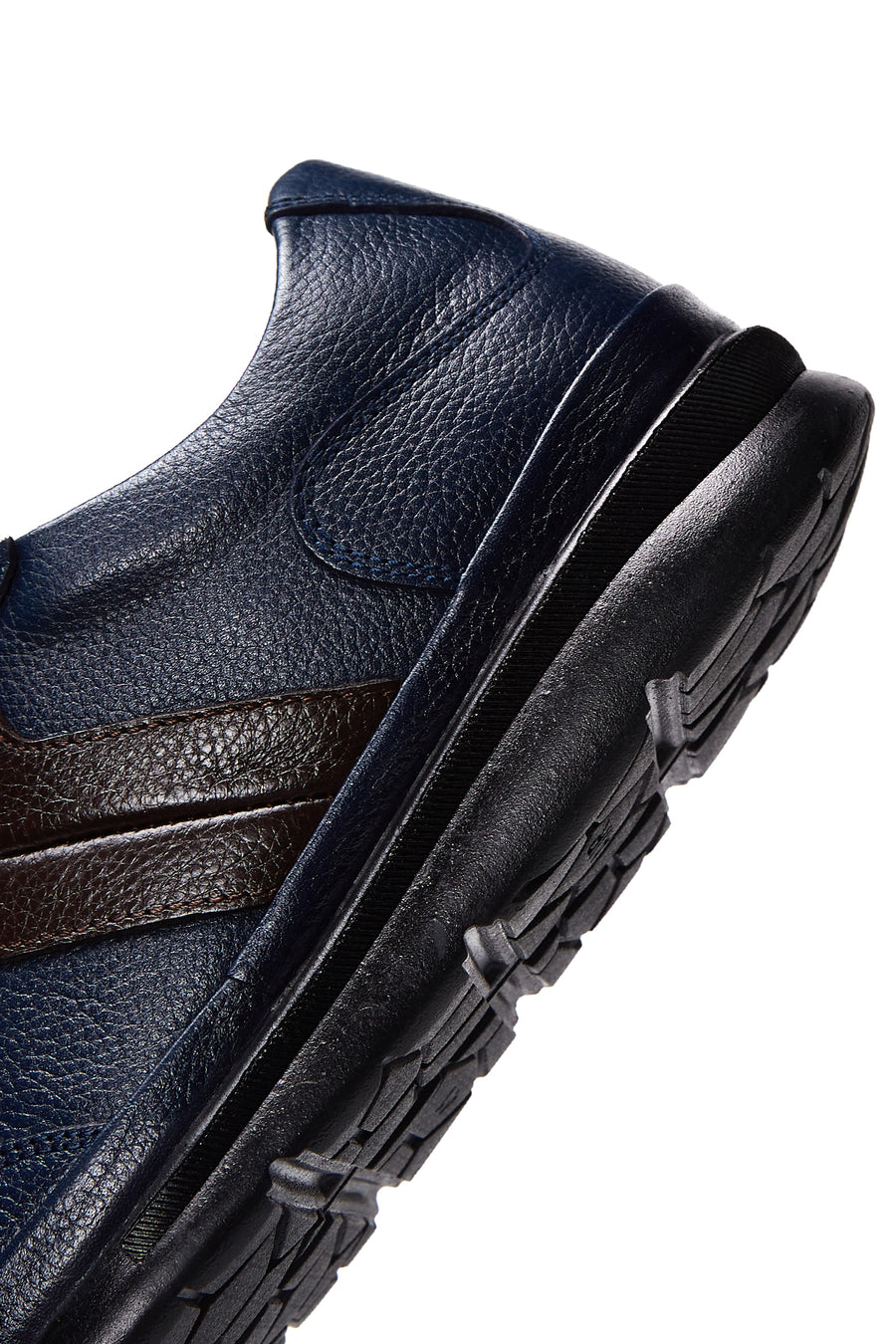 Men's Navy Blue Leather Casual Shoes