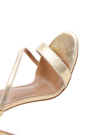 Women's Gold High Heel Sandals | Derimod