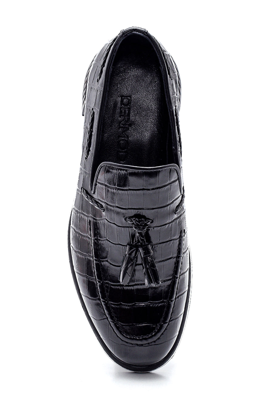Erkek Deri Kroko Loafer