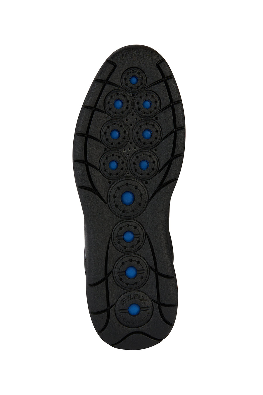 Geox Erkek Siyah Spherica Ec2 Bağcıklı Deri Sneaker