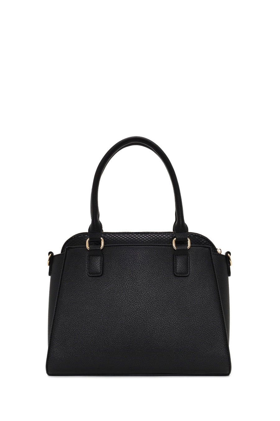 Woman Black Long-Strap Classic Shoulder Bag