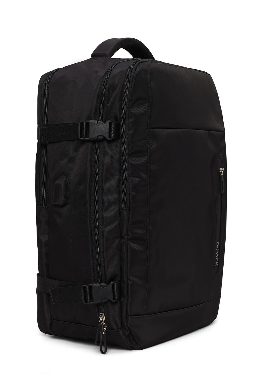 D-Pack Erkek Siyah Kumaş Sırt Çantası