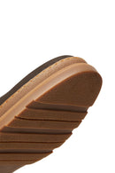 Men's Brown Nubuck Leather Boots | Derimod