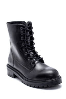 Women's Black Zippered Boots | Derimod