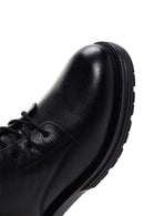 Men's Black Zippered Casual Leather Boots | Derimod