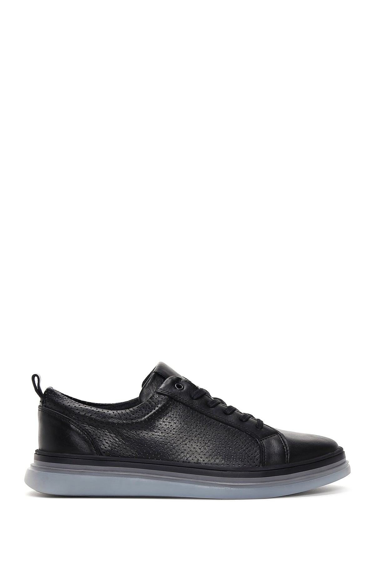 Men's Black Leather Sneaker 23SFD680918 | Derimod