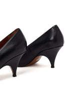 Kadın Siyah Topuklu Deri Stiletto | Derimod