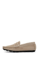 Men's Beige Fabric Loafer | Derimod