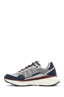 Derimod Studio Men's Navy Blue Lace-Up Thick-Soled Sneaker | Derimod