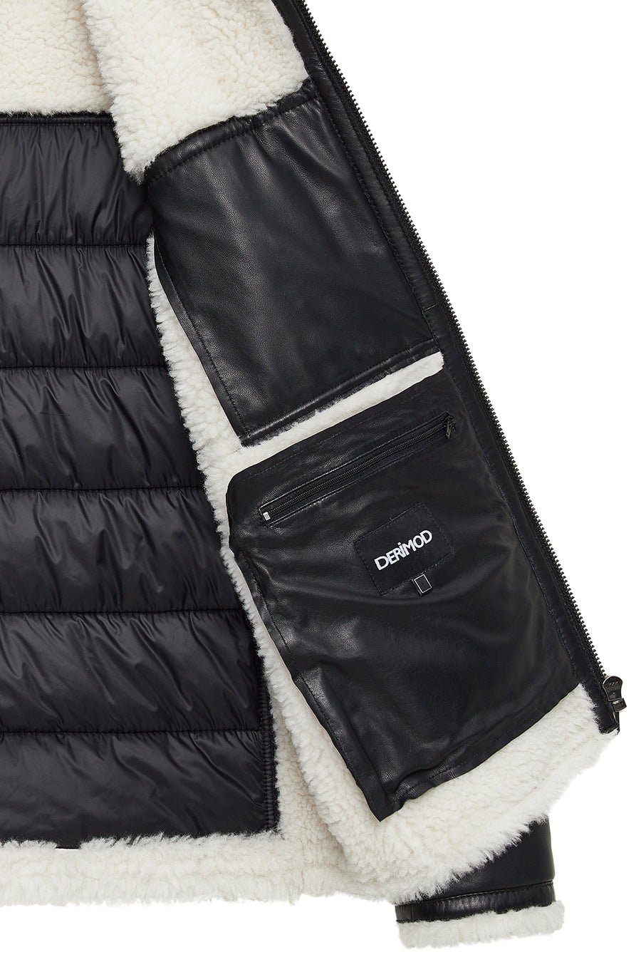 Zermatt Men's Black Teddy Coat