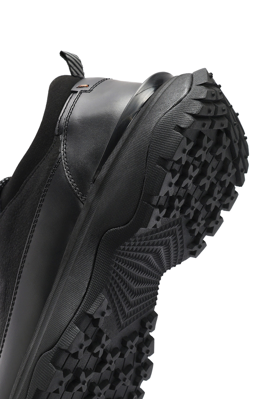 Erkek Siyah Bağcıklı Nubuk Deri Sneaker