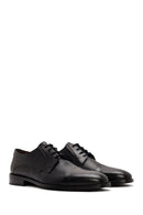 Men's Black Laced Leather Classic Shoes | Derimod