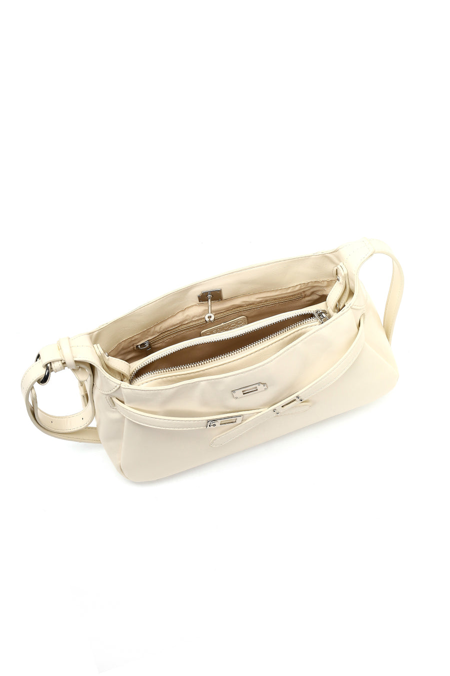 Women's Cream Shoulder Bag