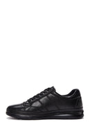 Men's Black Leather Casual Sneaker | Derimod