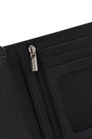 Men's Black Leather Wallet | Derimod