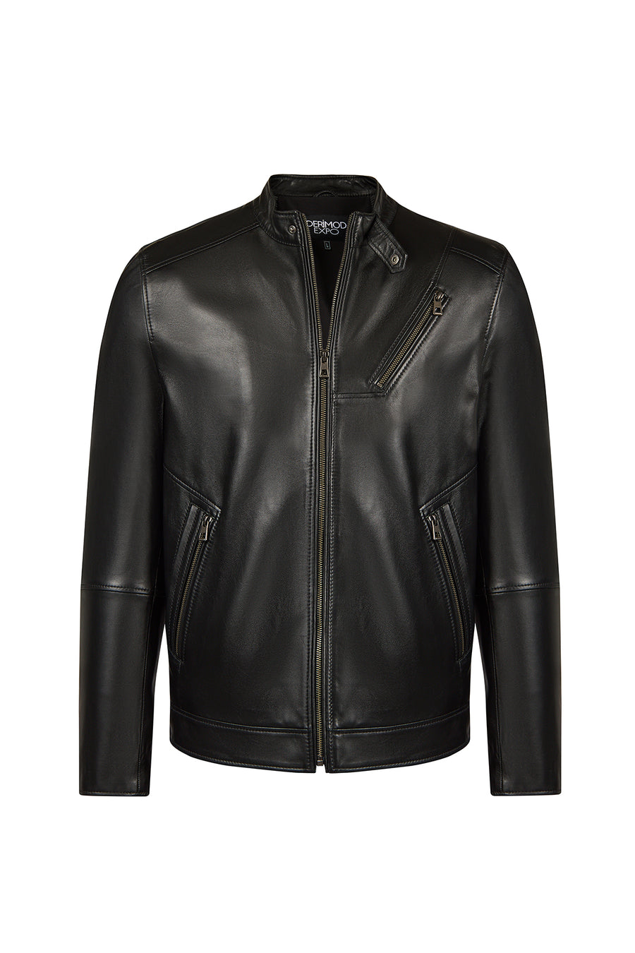 Edward Male Black Leather Jacket