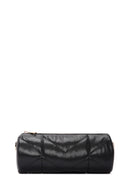 Women's Black Long Strap Quilted Shoulder Bag | Derimod