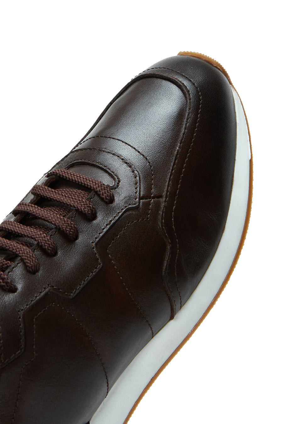 Men's Brown Leather Sneaker