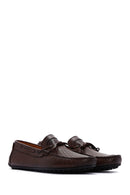 Men's Brown Leather Casual Loafer | Derimod