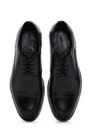 Erkek Siyah Deri Oxford Klasik Ayakkabı | Derimod