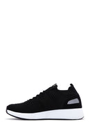 Men's Black Thick Soled Sneaker | Derimod