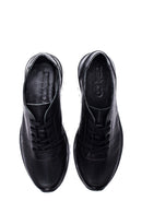 Men's Leather Perforated Sneaker | Derimod