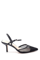 Women's Mesh Mid Heel Shoes | Derimod
