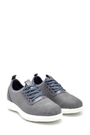 Men's Leather Detailed Sneaker | Derimod