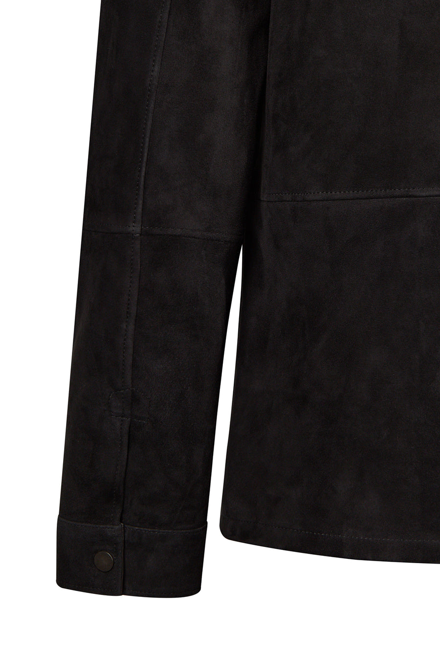 Olise Male Black Suede Jacket