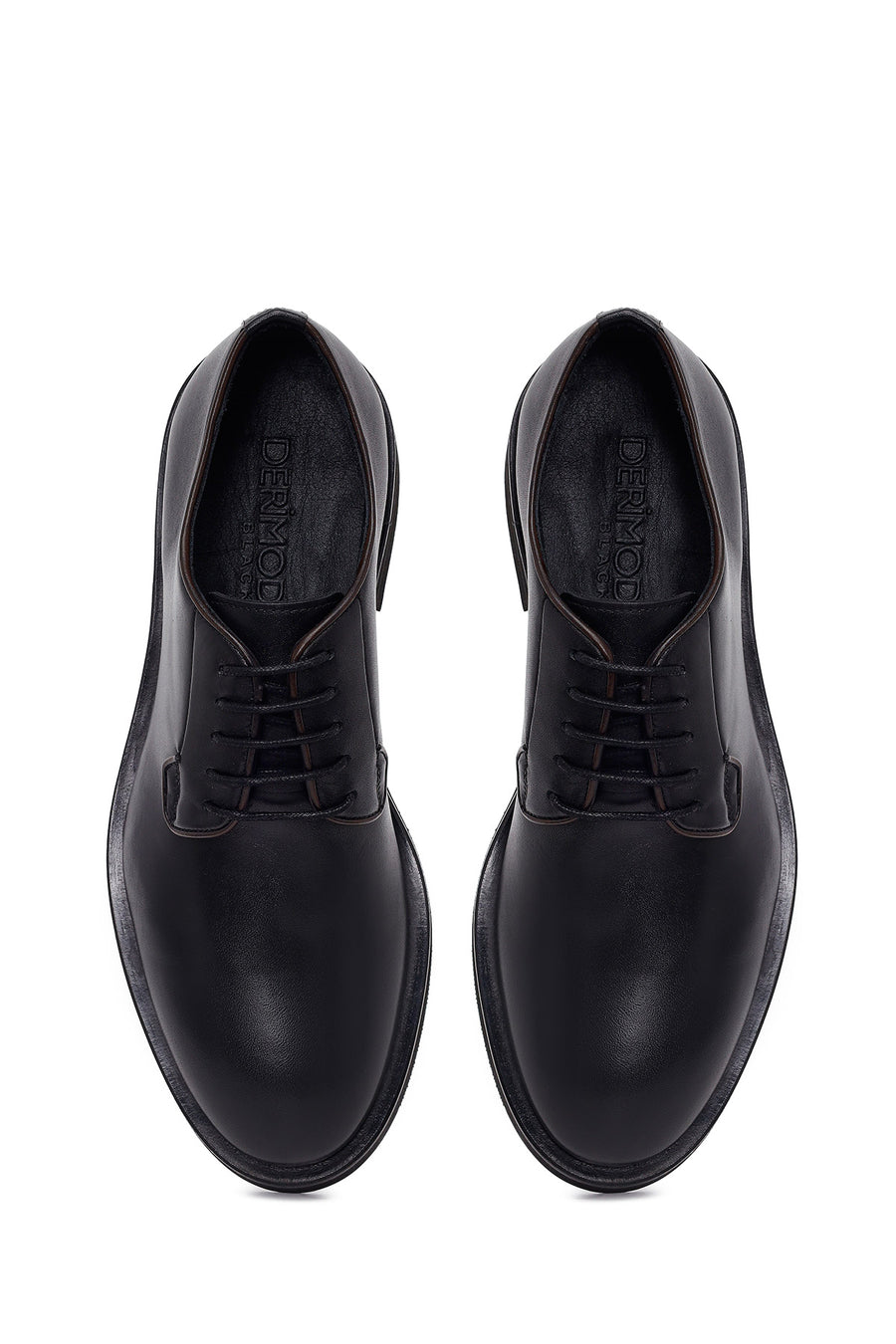 Derimod Black Male Black Lace-up Leather Casual Shoes