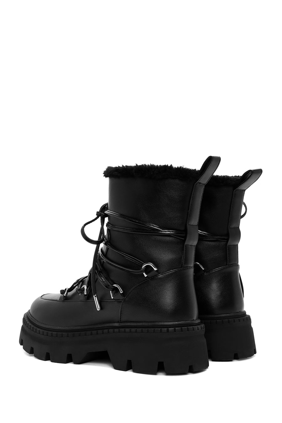 Women's Black Thick Soled Boots