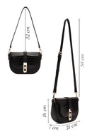 Women's Black Long Strap Crocodile Patterned Shoulder Bag | Derimod