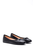 Women's Bow Leather Ballerinas | Derimod