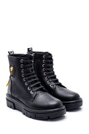 Women's Leather Zipper Boots | Derimod