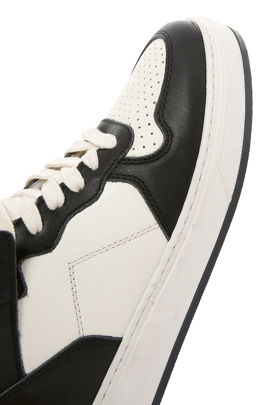 Kadın Siyah Deri Bilekli Sneaker
