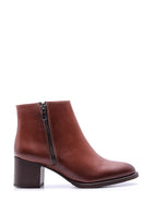 Women's Zippered Heeled Boots | Derimod