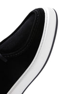 Men's Black Suede Leather Casual Sneaker | Derimod