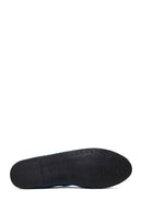 Kadın Mavi Kumaş Loafer | Derimod