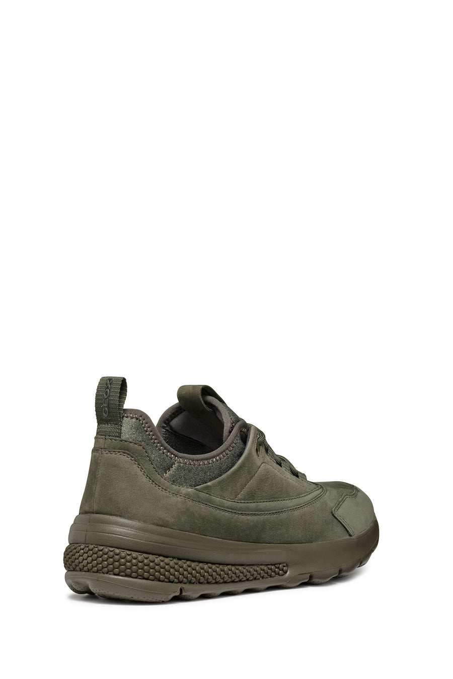 Geox Erkek Haki Spherica Bağcıklı Deri Sneaker